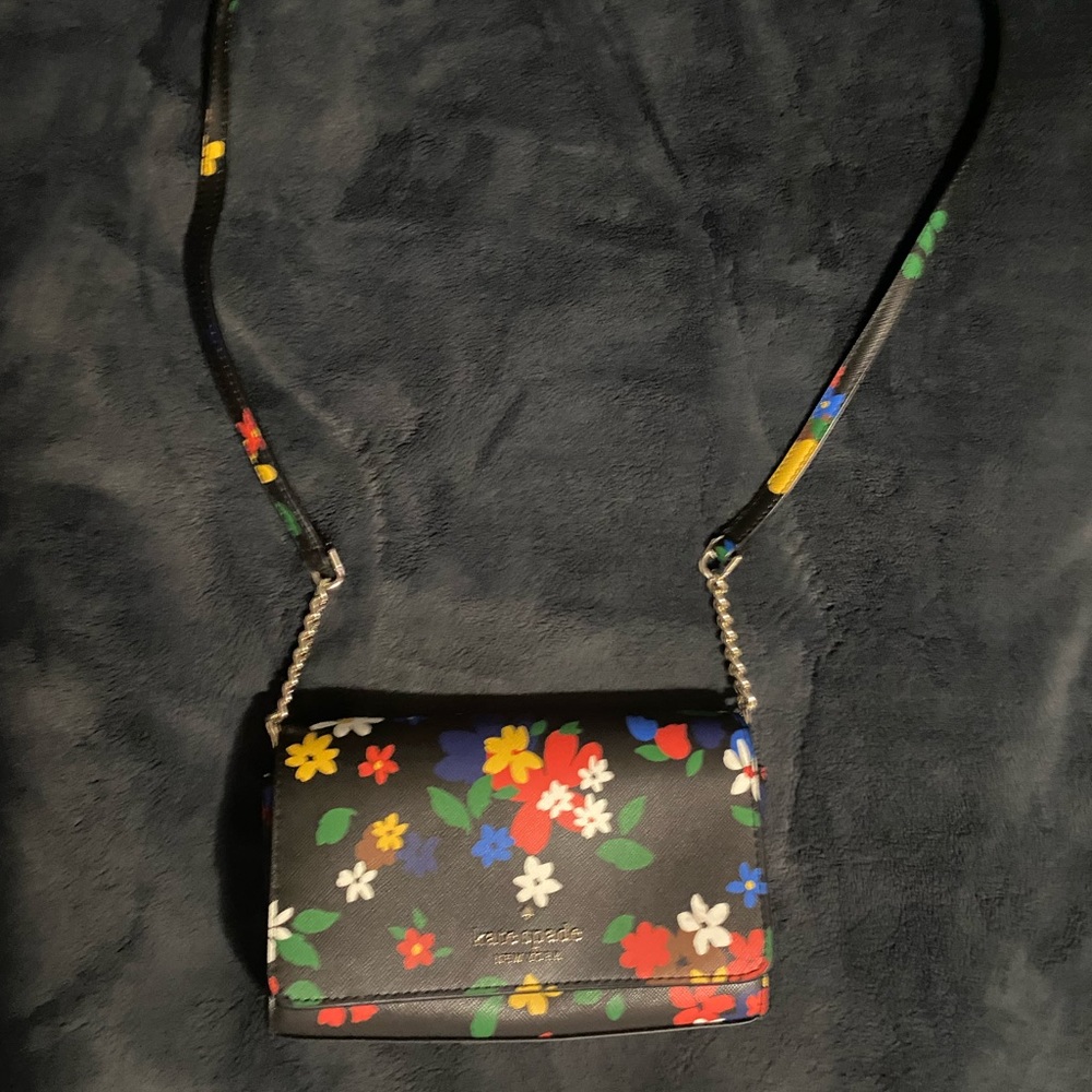 Kate spade small floral crossbody